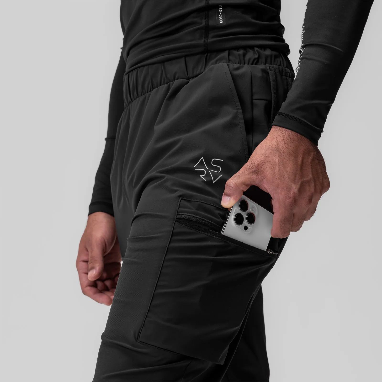 0656. Tetra-Lite™ Standard Zip Jogger - Black "Cyber"