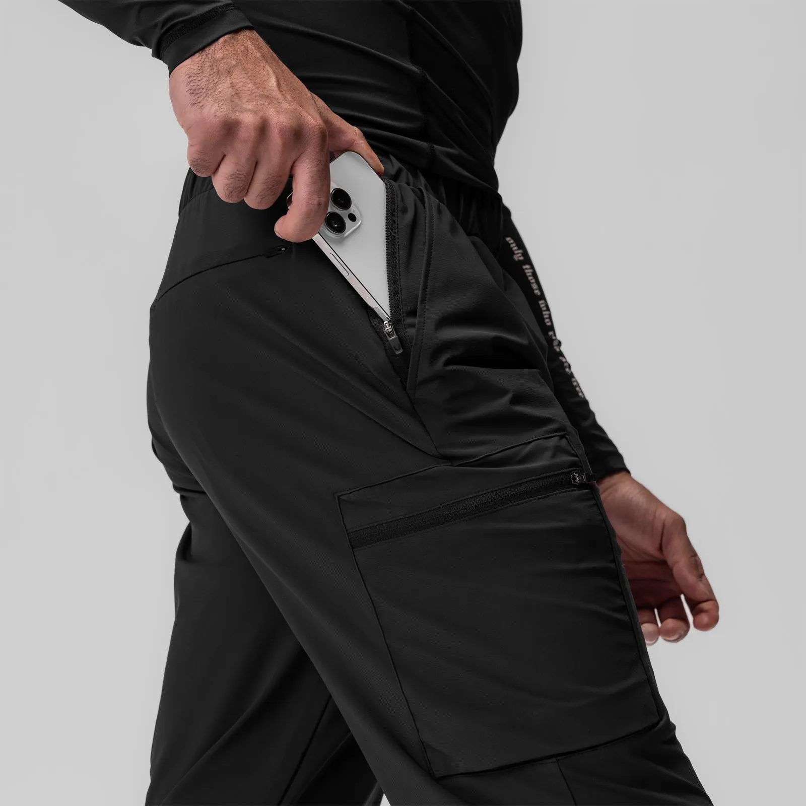 0656. Tetra-Lite™ Standard Zip Jogger - Black "Cyber"