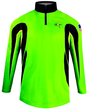 1/4 Zip Long Sleeve Shooter Shirt