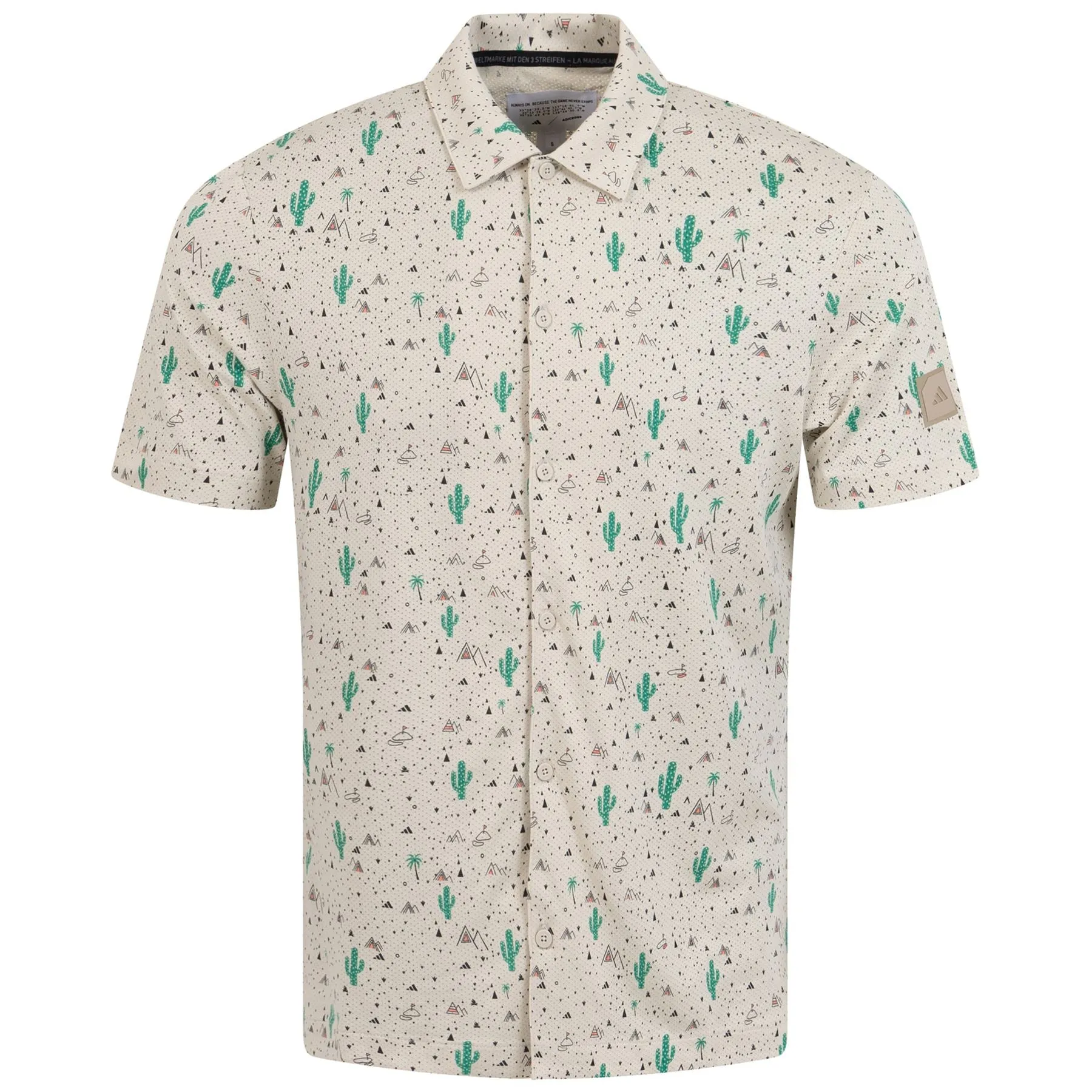 Adicross Desert Button Shirt Clear Brown - SS23