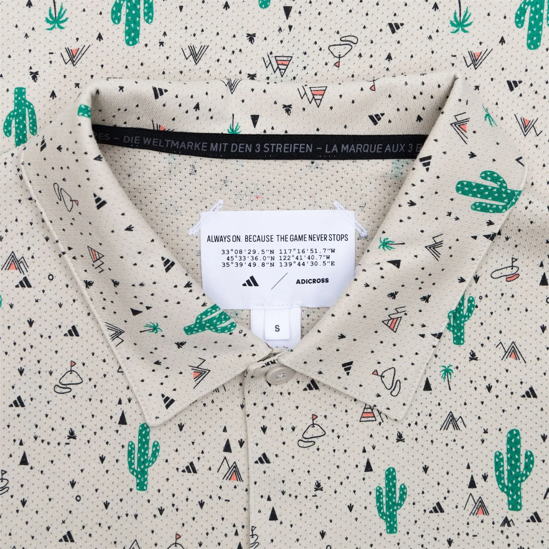 Adicross Desert Button Shirt Clear Brown - SS23