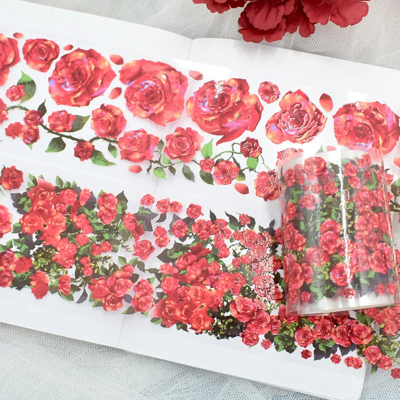 Aesthetic Flower Design Washi Tape