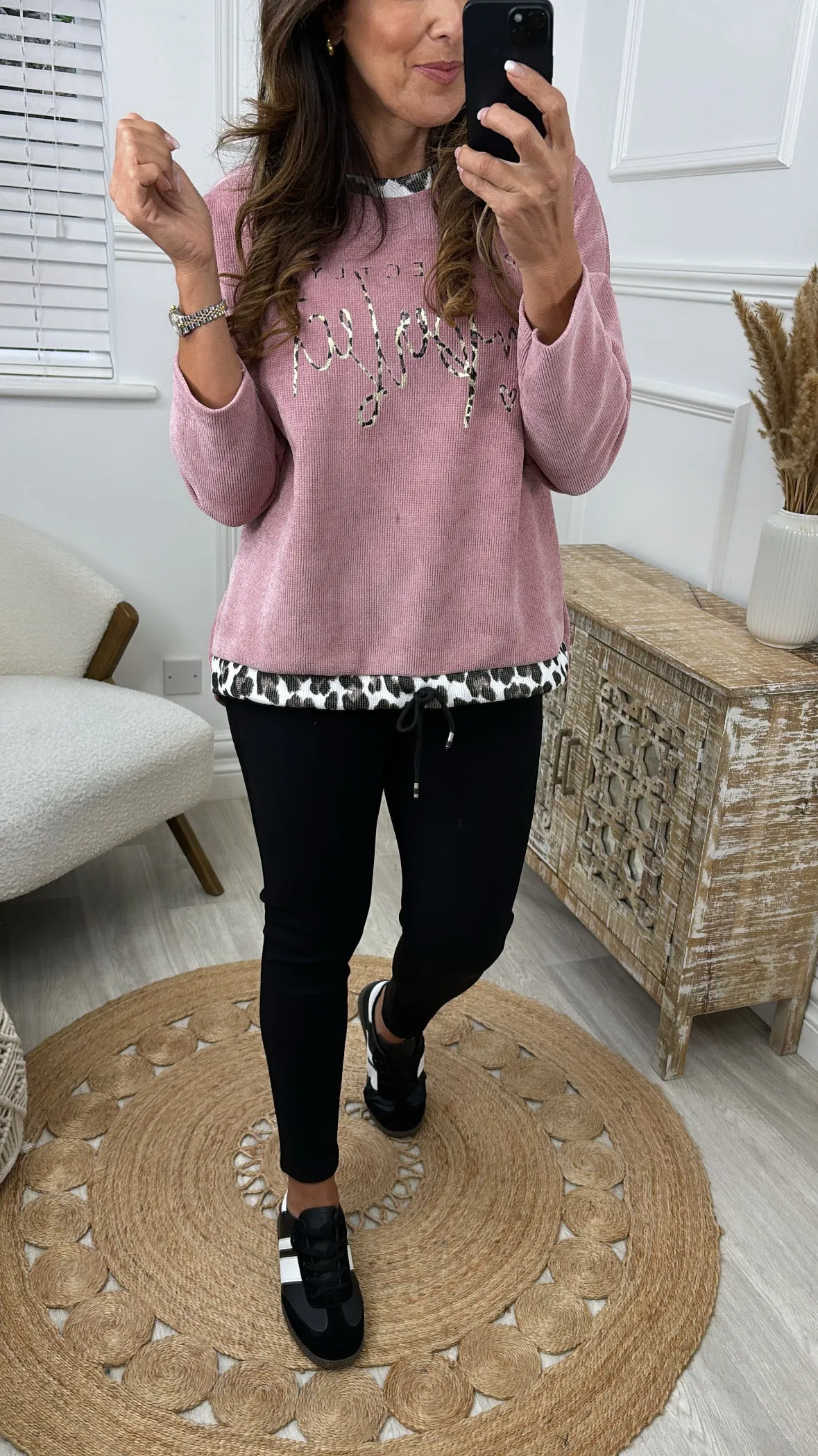 Aine Pink Perfectly Imperfect Top