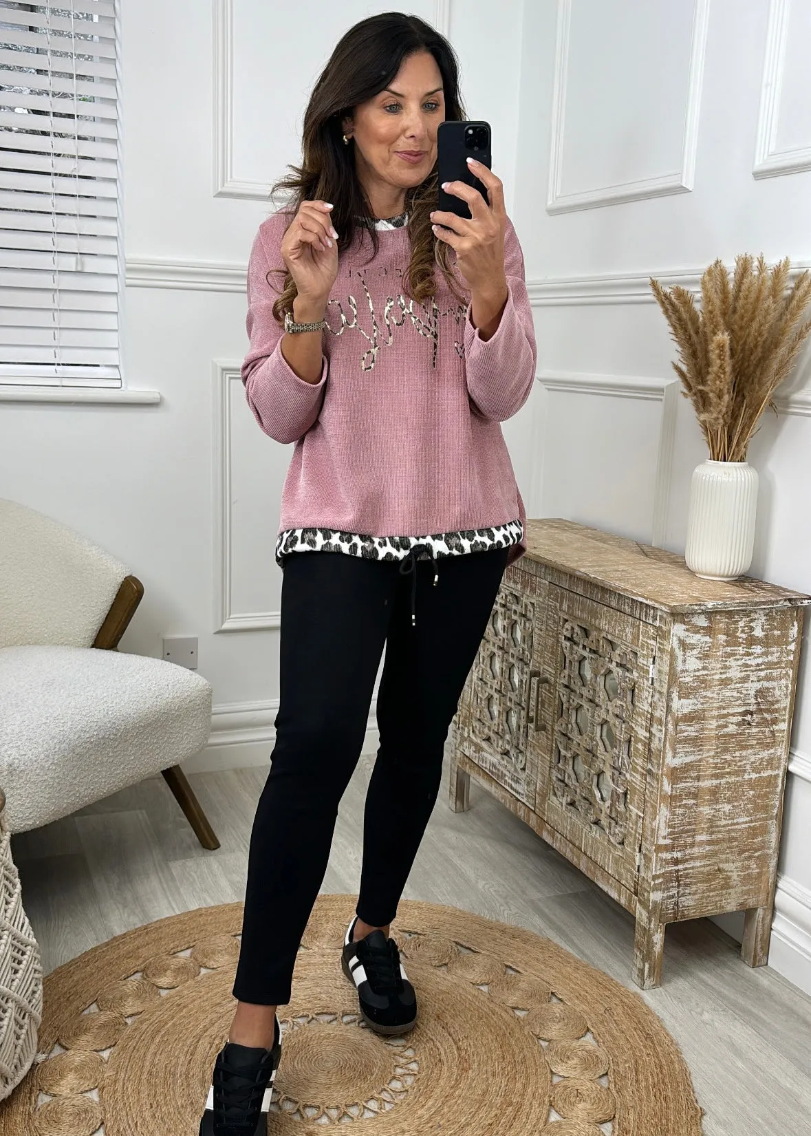 Aine Pink Perfectly Imperfect Top
