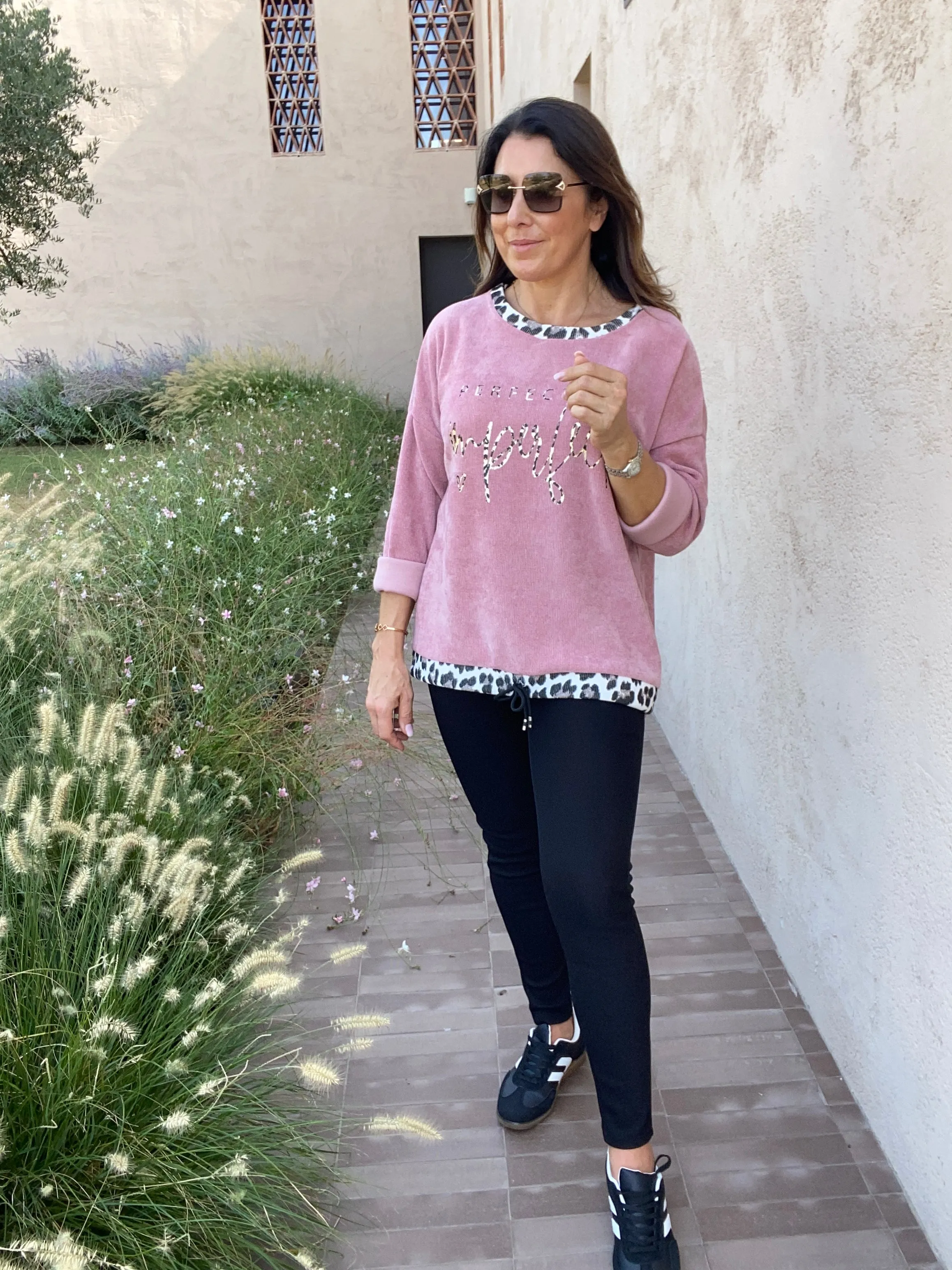 Aine Pink Perfectly Imperfect Top