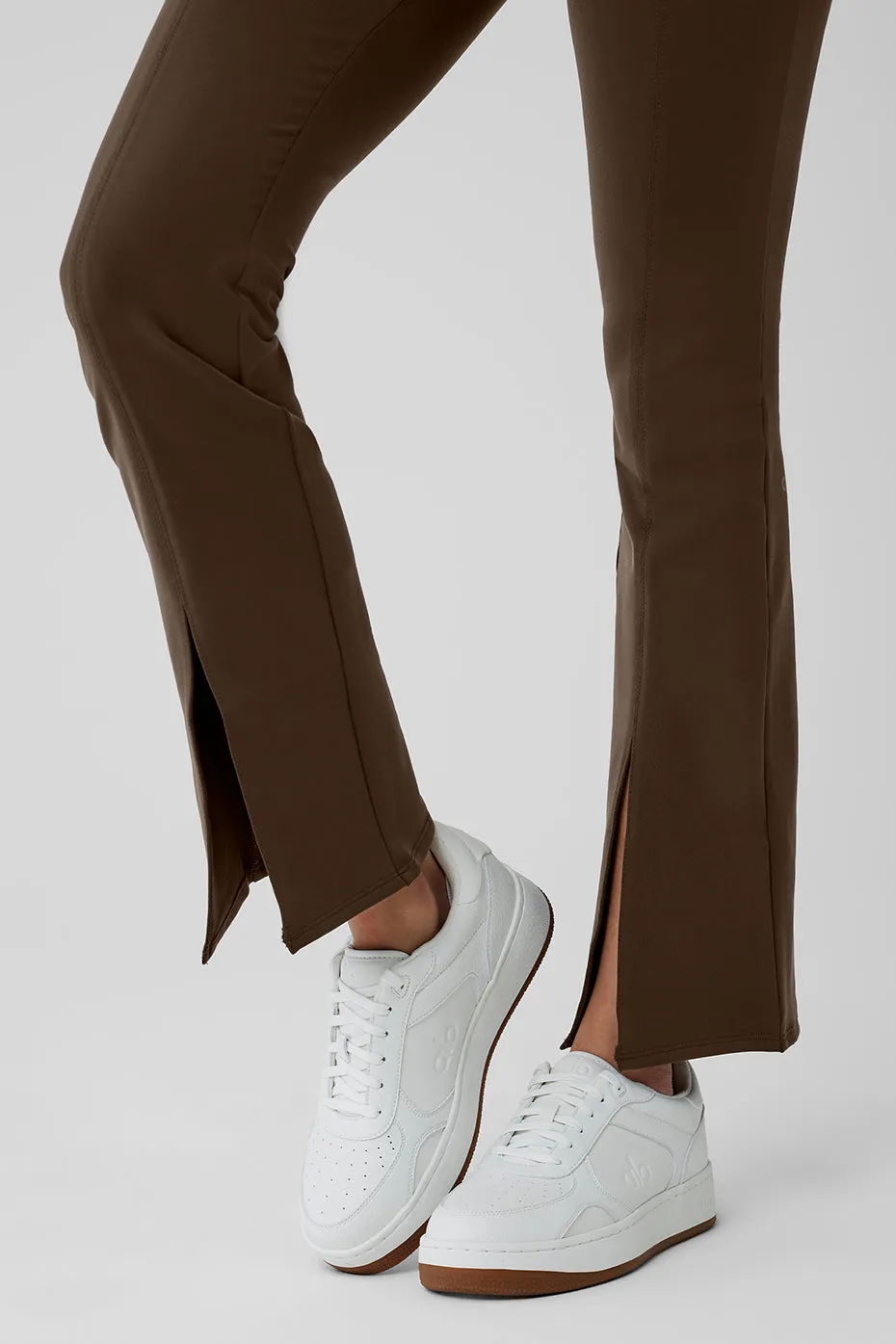 Airbrush High-Waist 7/8 Flutter Legging - Espresso