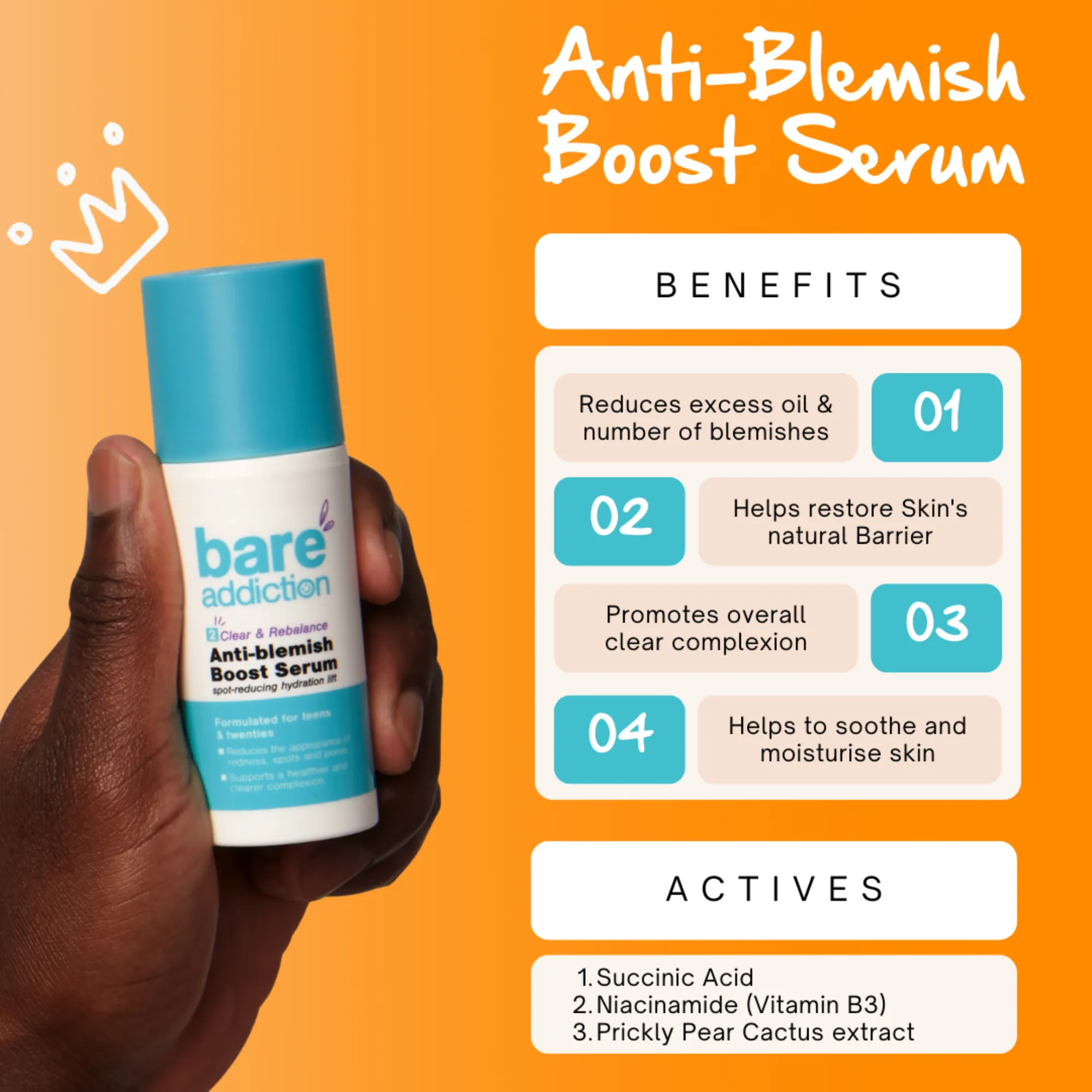 Bare Addiction Anti Blemish Boost Serum 30ML