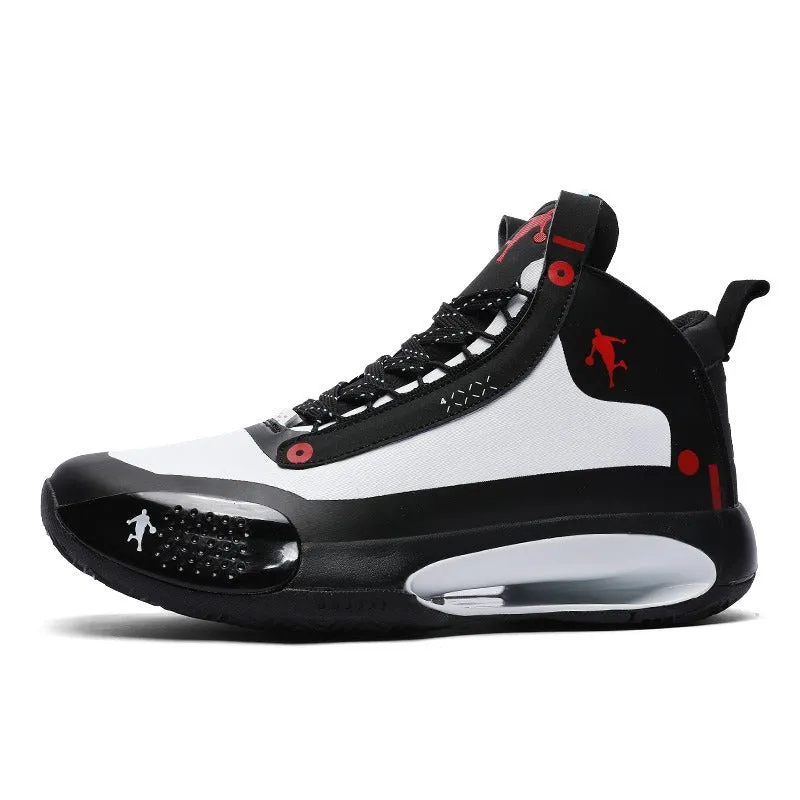 Basketball Shoes Lace-Up High Top Men's Retro Basketball Breathable Sneakers | AJ34