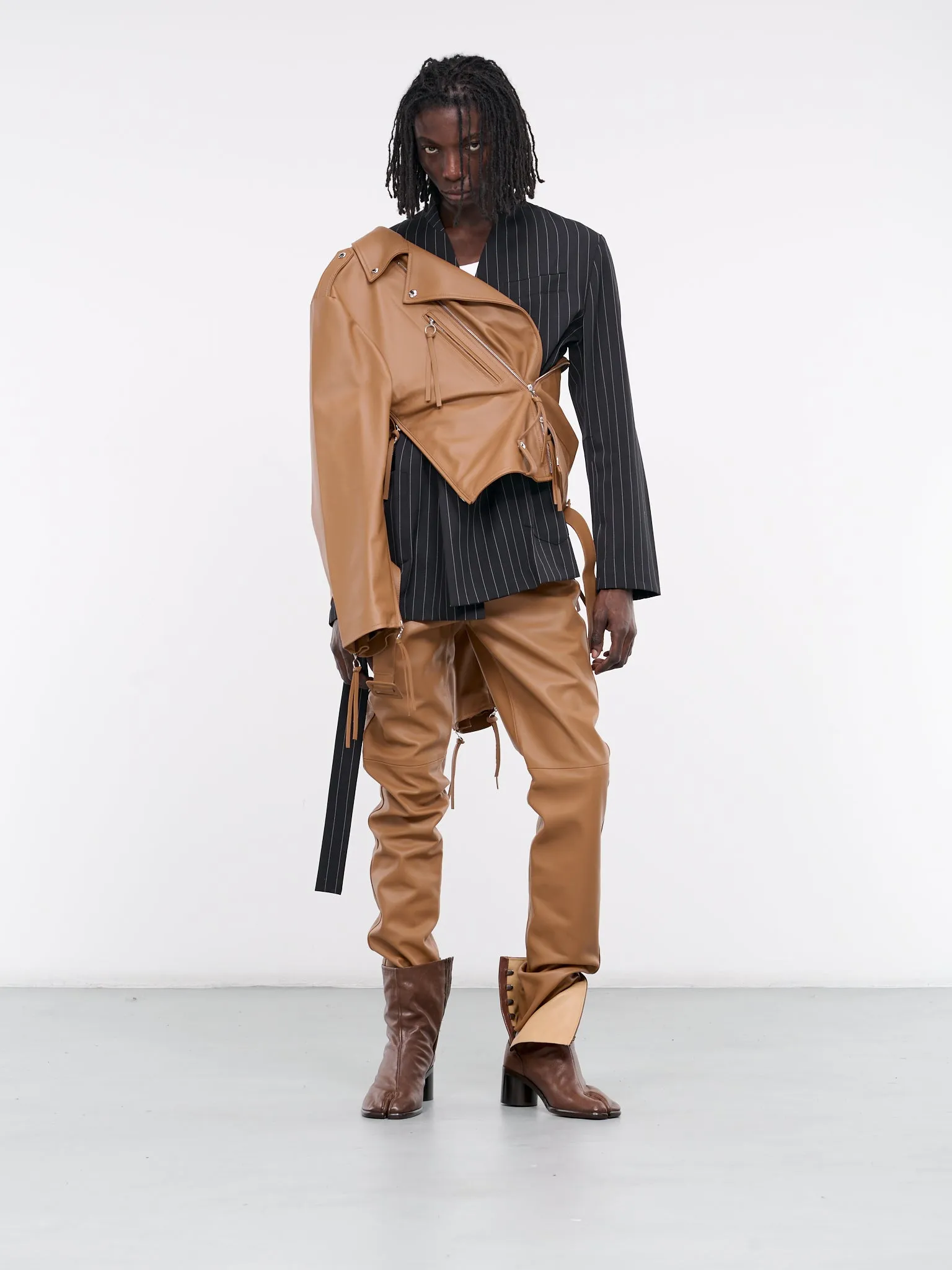 Biker Jacket (J009-L005-COGNAC)