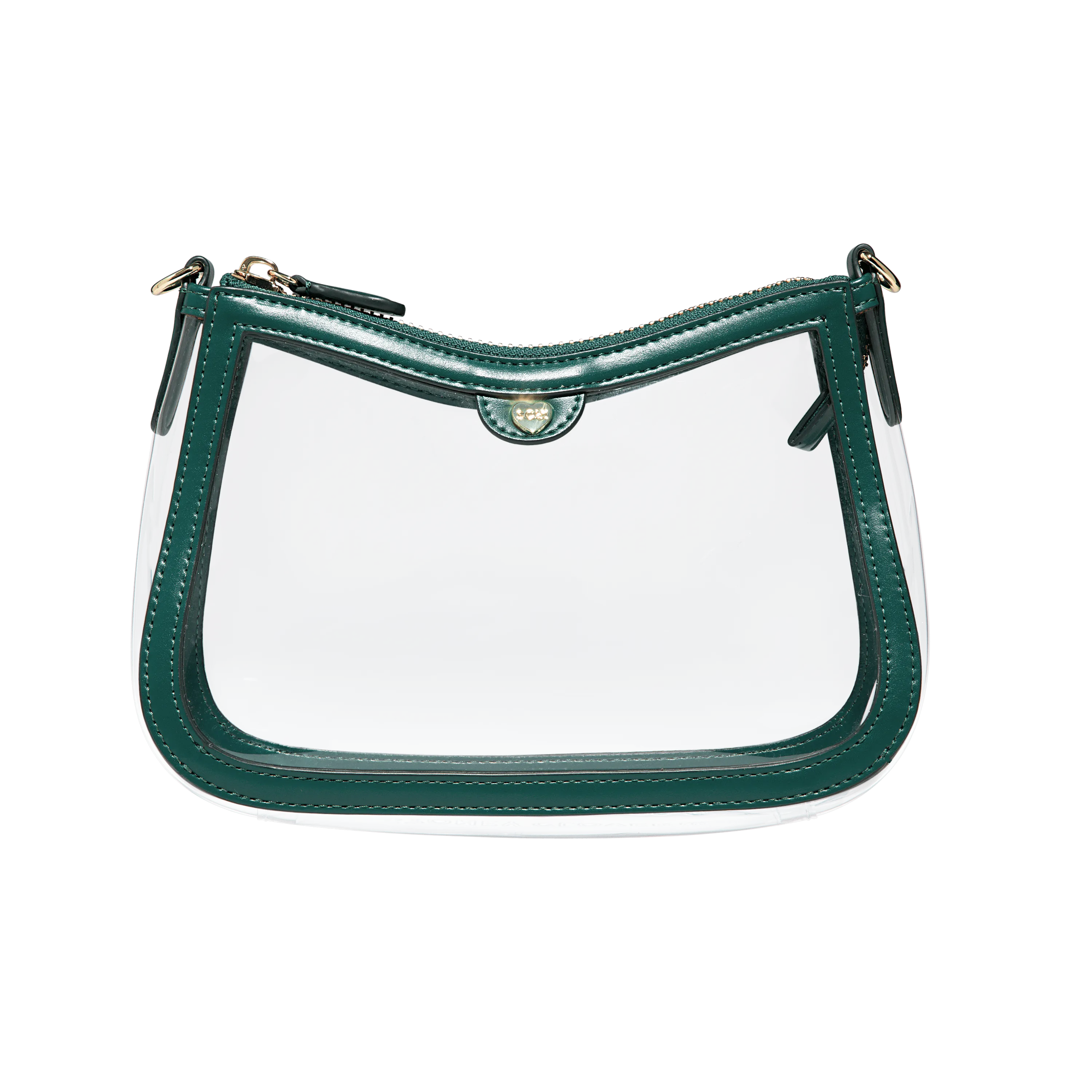 Clear Curved Crossbody Bag