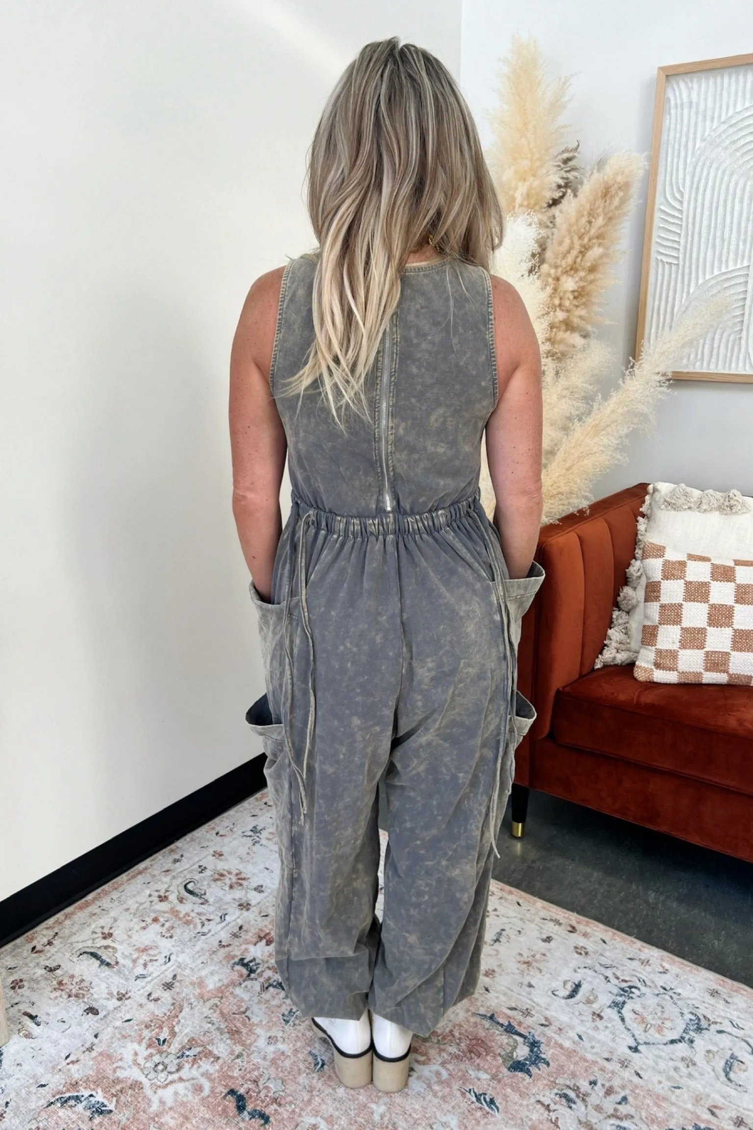 Daxtyn Mineral Washed Jumpsuit