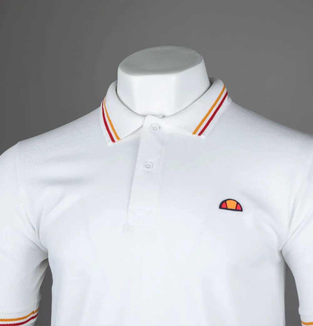 Ellesse Rooks Polo Shirt White