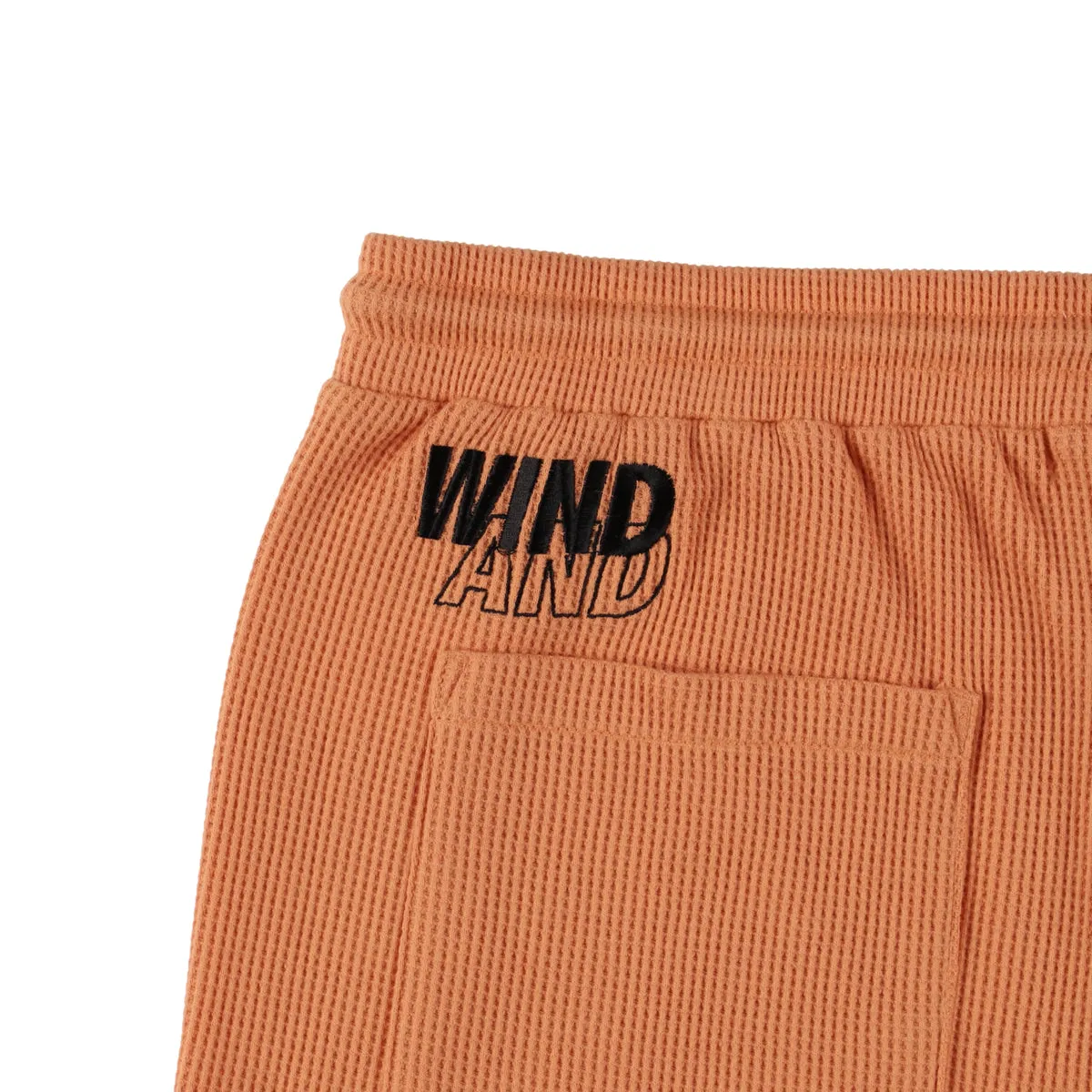 ES_WAFFLE SHORT PANT / APRICOT
