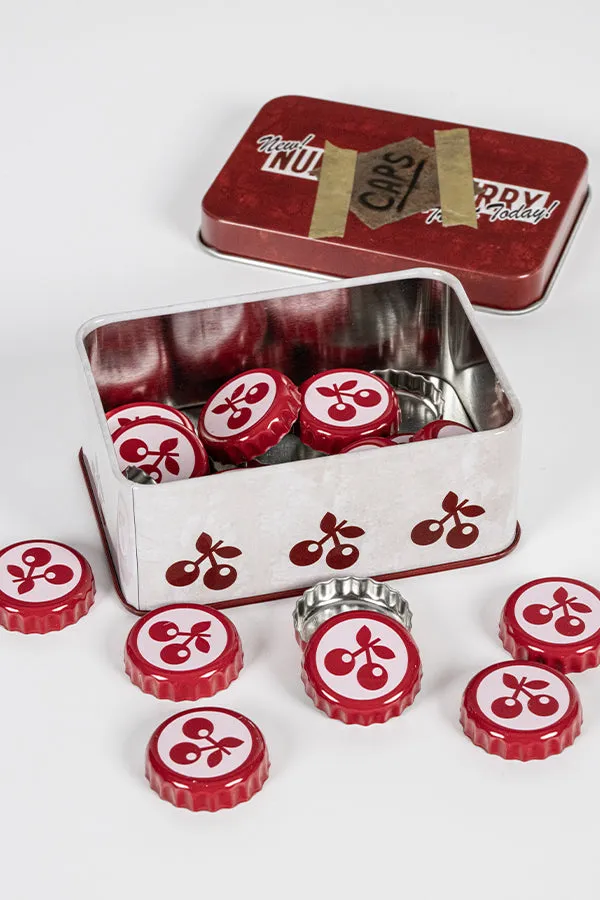 Fallout Bottle Cap Series Nuka Cherry with Collectible Tin