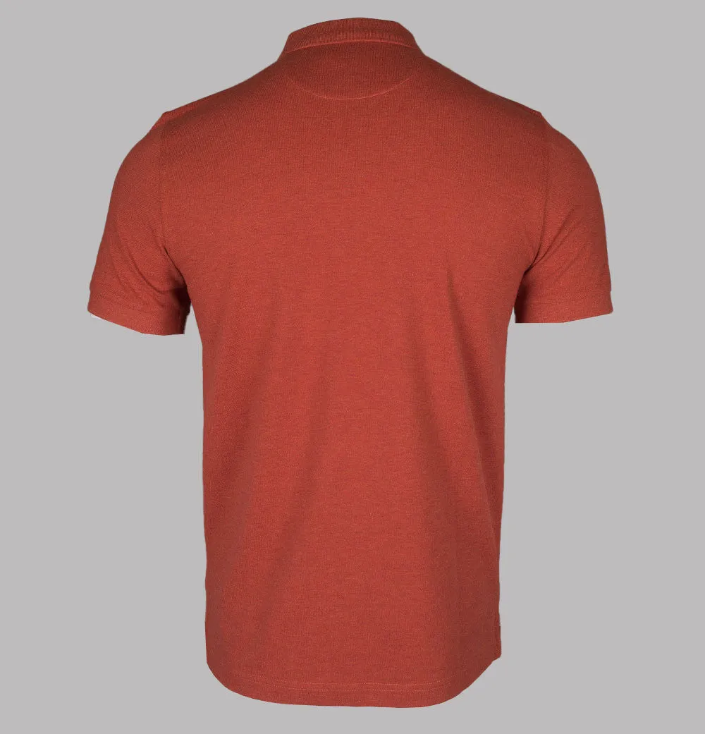 Farah Blanes Polo Shirt Torch Orange