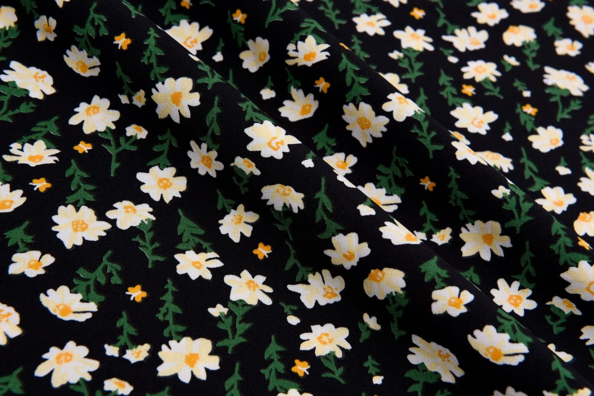 Four way Stretch Chiffon Small Floral Printed