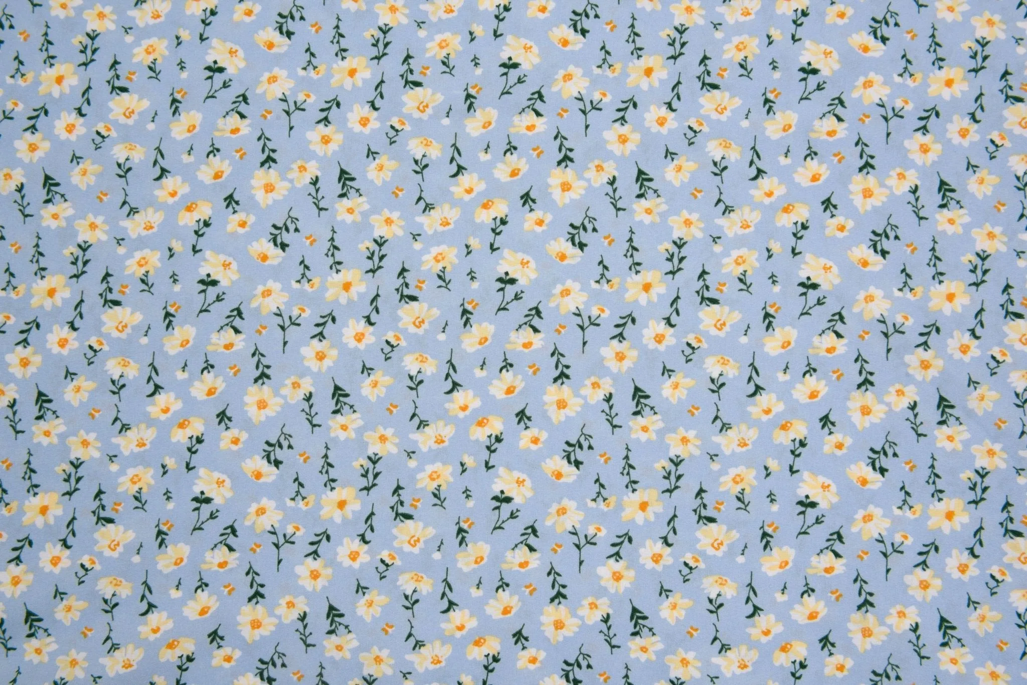 Four way Stretch Chiffon Small Floral Printed
