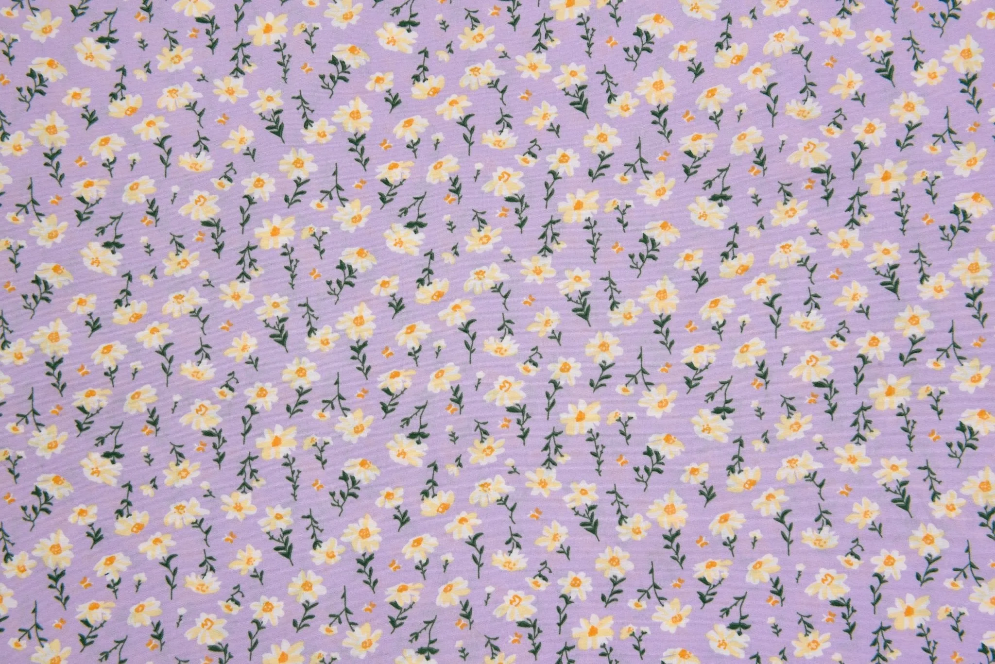 Four way Stretch Chiffon Small Floral Printed
