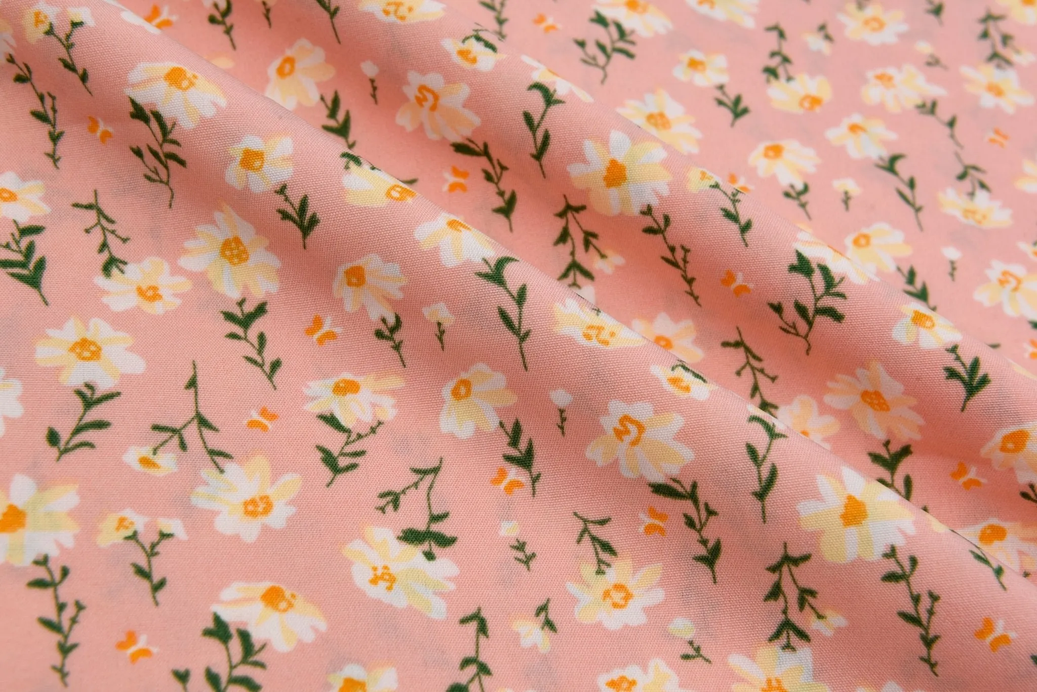 Four way Stretch Chiffon Small Floral Printed