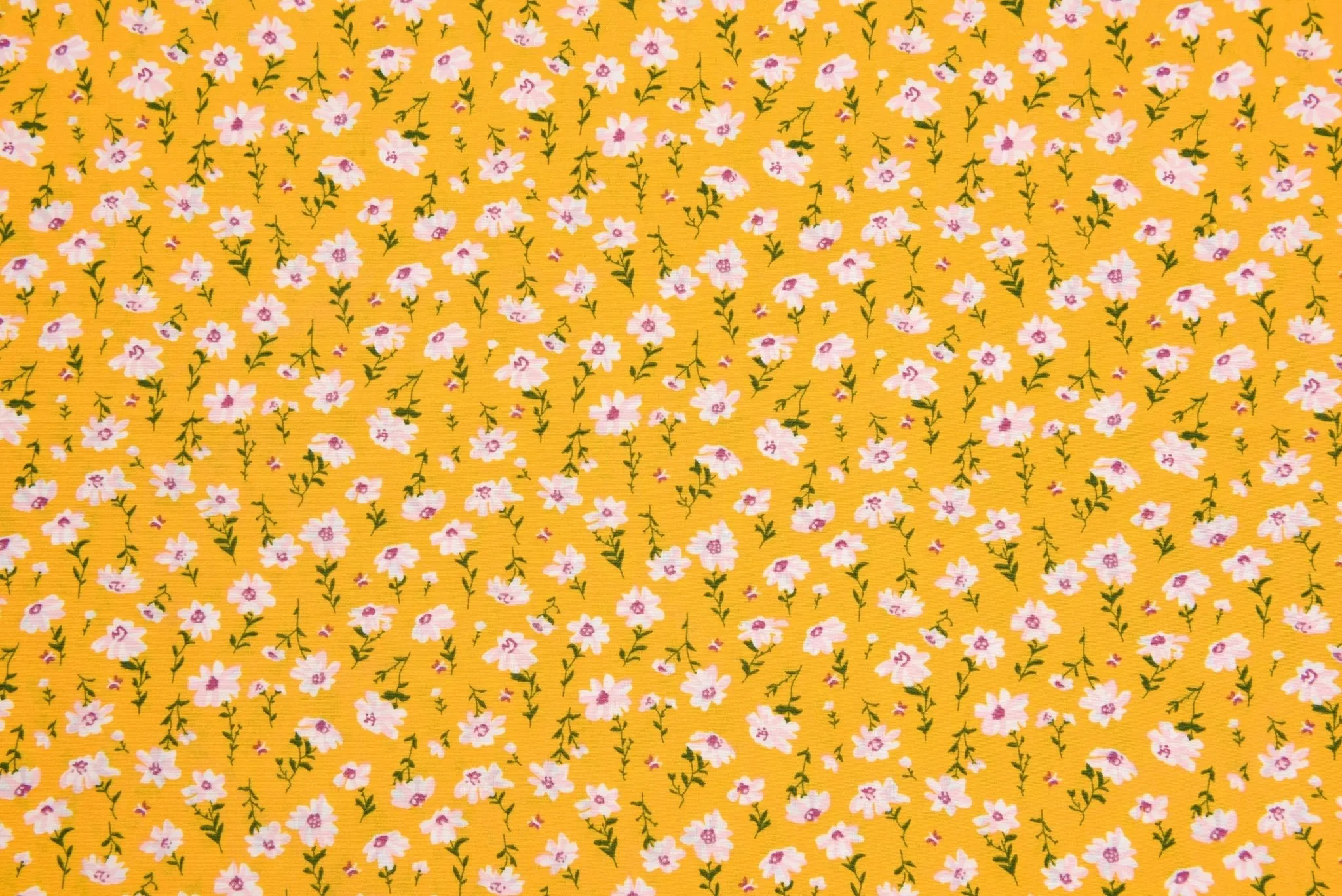 Four way Stretch Chiffon Small Floral Printed