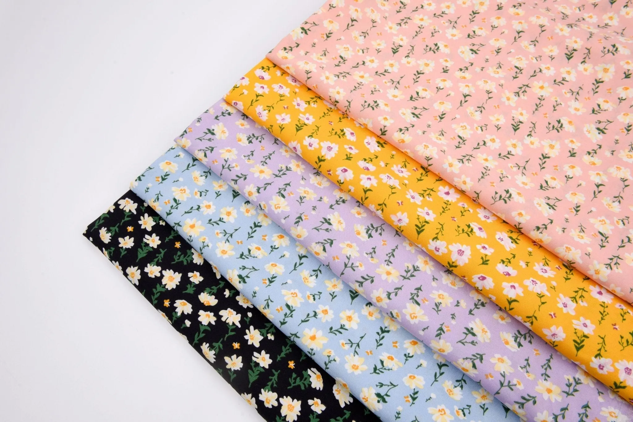 Four way Stretch Chiffon Small Floral Printed