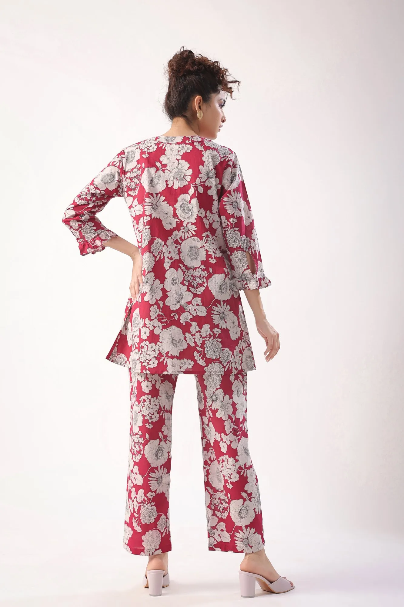 Garnet Gala Wine Co-ord Set