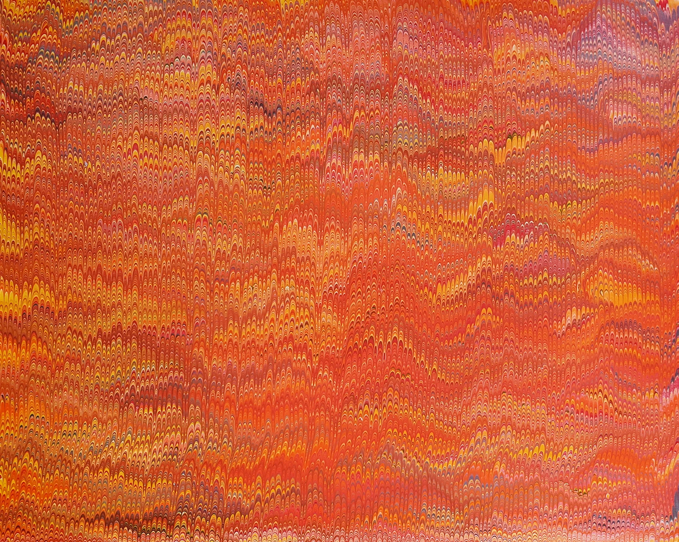 Hand-Marbled "HOT" Papers by Pat K. Thomas