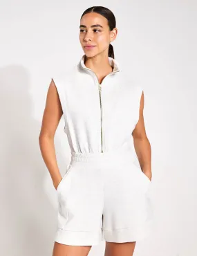 Linvale Playsuit - Ivory Marl