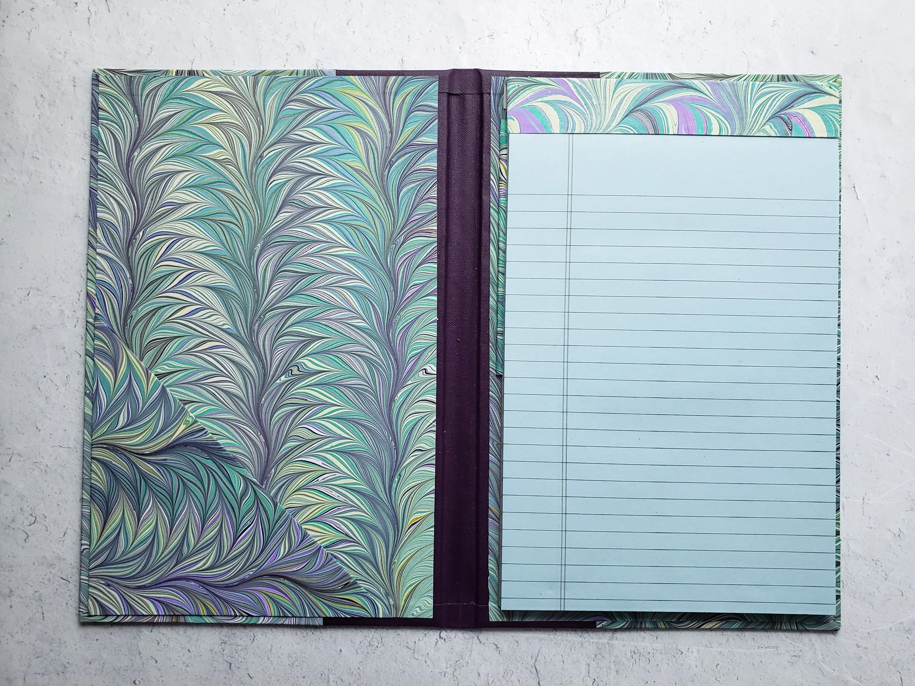 Marbled Pad Folios by Pat K. Thomas
