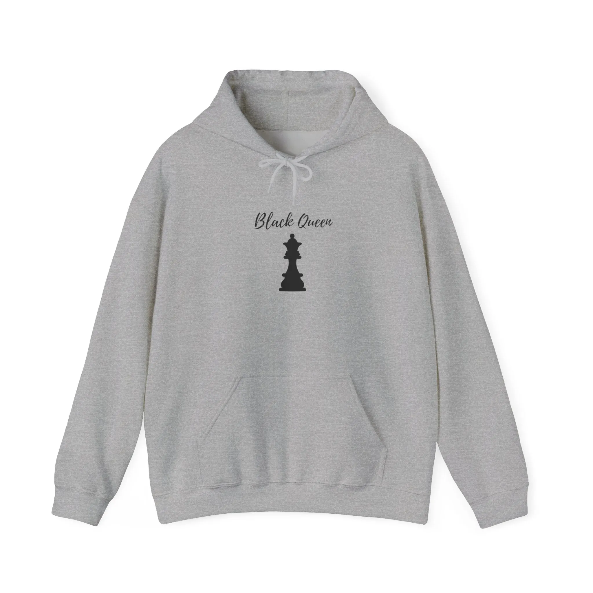 Unisex Heavy Blend™ Hooded Sweatshirt-Black Queen