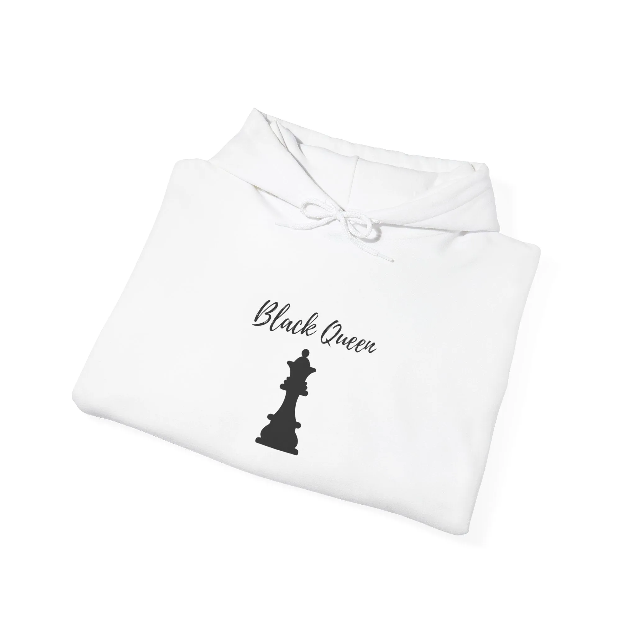 Unisex Heavy Blend™ Hooded Sweatshirt-Black Queen